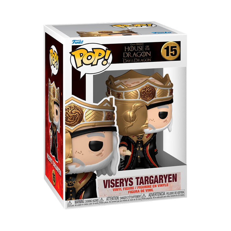 Funko pop! la casa del dragón s2 - viserys con máscara