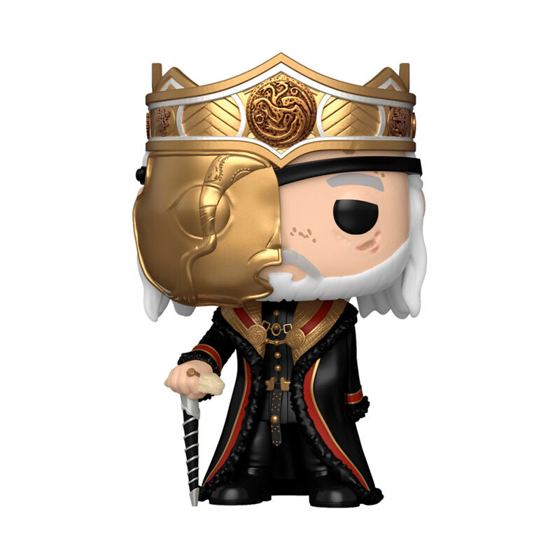 Funko pop! la casa del dragón s2 - viserys con máscara