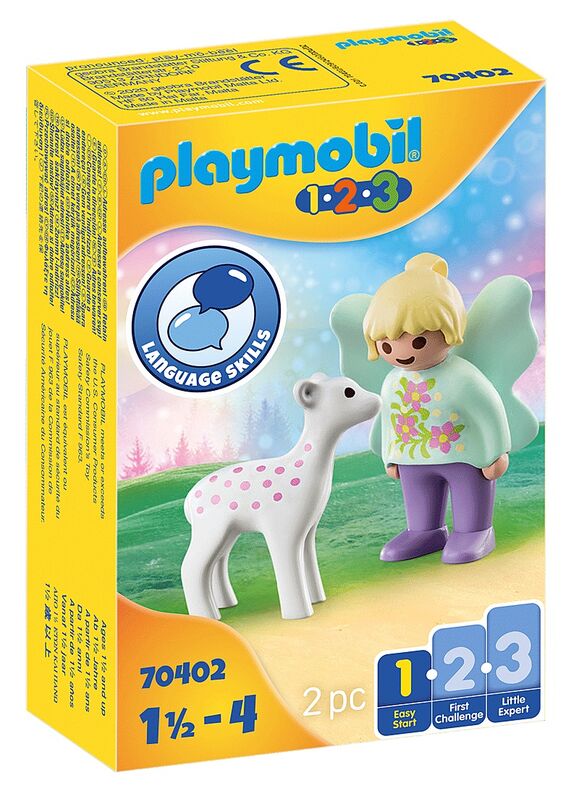 Playmobil 1.2.3 - hada con cervatillo