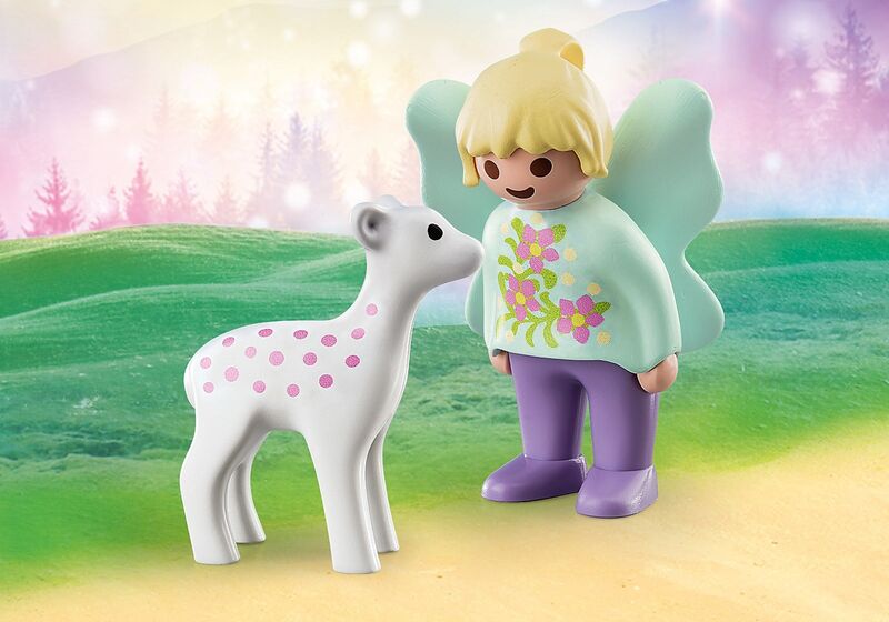 Playmobil 1.2.3 - hada con cervatillo