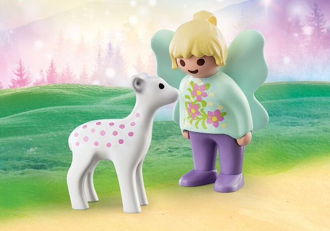 Playmobil 1.2.3 - hada con cervatillo Main Image