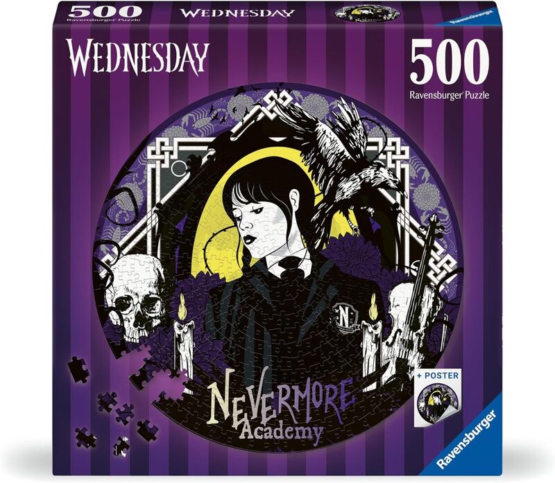Ravensburger puzle - miércoles con póster 500 piezas