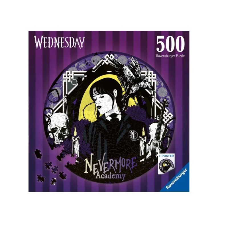 Ravensburger puzle - miércoles con póster 500 piezas