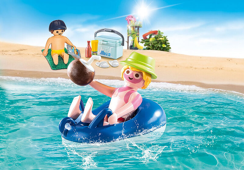 Playmobil - nadador con flotador