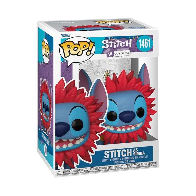 Funko pop! disney: stitch in costume - stitch disfrazado de simba Main Image