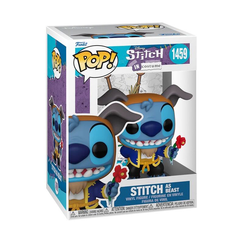 Funko pop! disney: stitch in costume - stitch disfrazado de bestia
