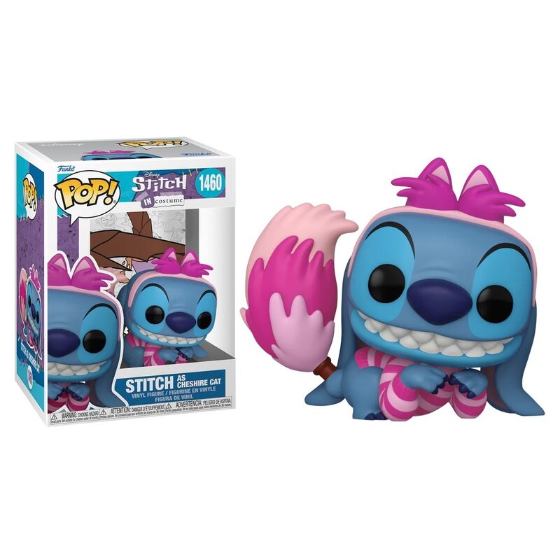 Funko pop! disney: stitch in costume - stitch disfrazado de gato de cheshire