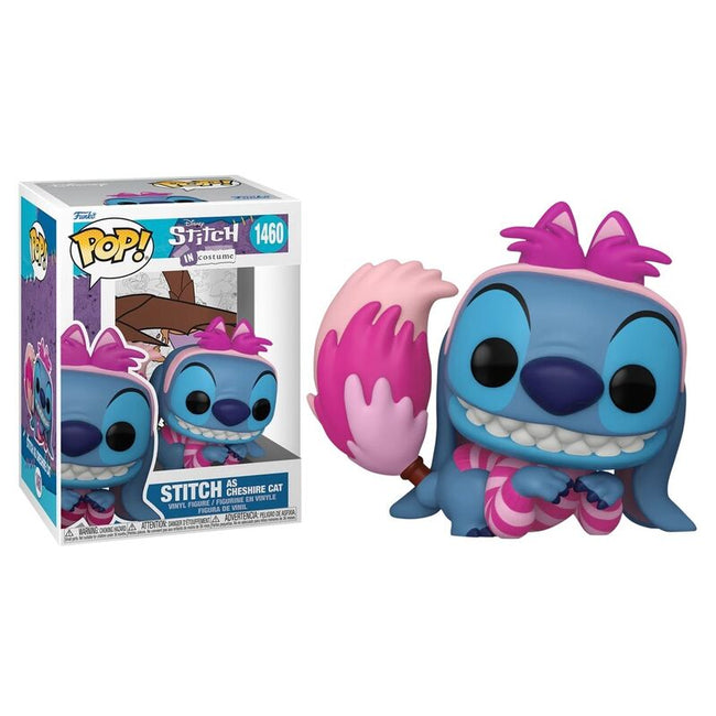 Funko pop! disney: stitch in costume - stitch disfrazado de gato de cheshire Hover Image