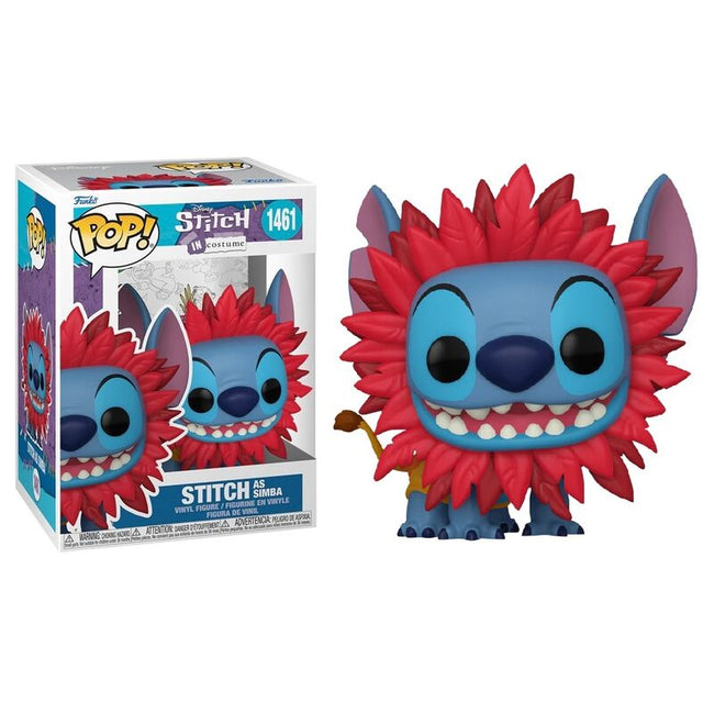 Funko pop! disney: stitch in costume - stitch disfrazado de simba Hover Image