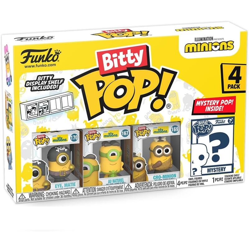 Funko bitty pop! minions - eye, matie, cro-minion y ?