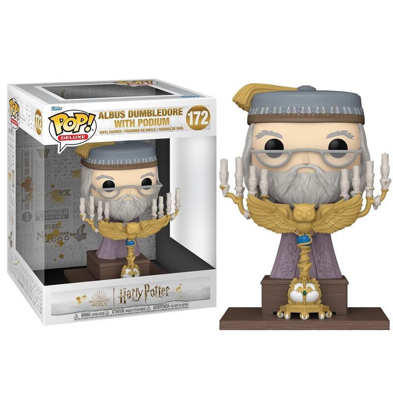 Funko pop!: harry potter prisionero de azkaban - albus dumbledore con podium
