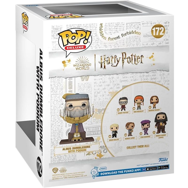 Funko pop!: harry potter prisionero de azkaban - albus dumbledore con podium