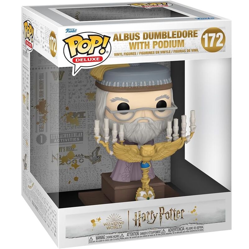 Funko pop!: harry potter prisionero de azkaban - albus dumbledore con podium