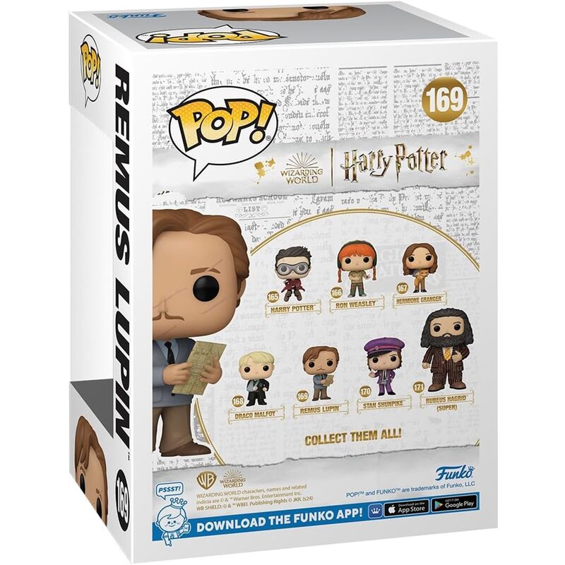 Funko pop! harry potter - prisionero de azkaban: remus lupin con mapa
