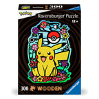Ravensburger puzle - pokémon pikachu de madera 300 piezas