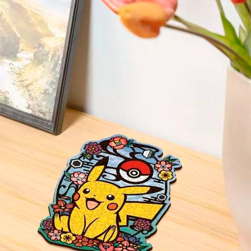 Ravensburger puzle - pokémon pikachu de madera 300 piezas