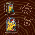 Ravensburger puzle - pokémon pikachu de madera 300 piezas