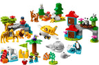 10907 animales del mundo lego  duplo