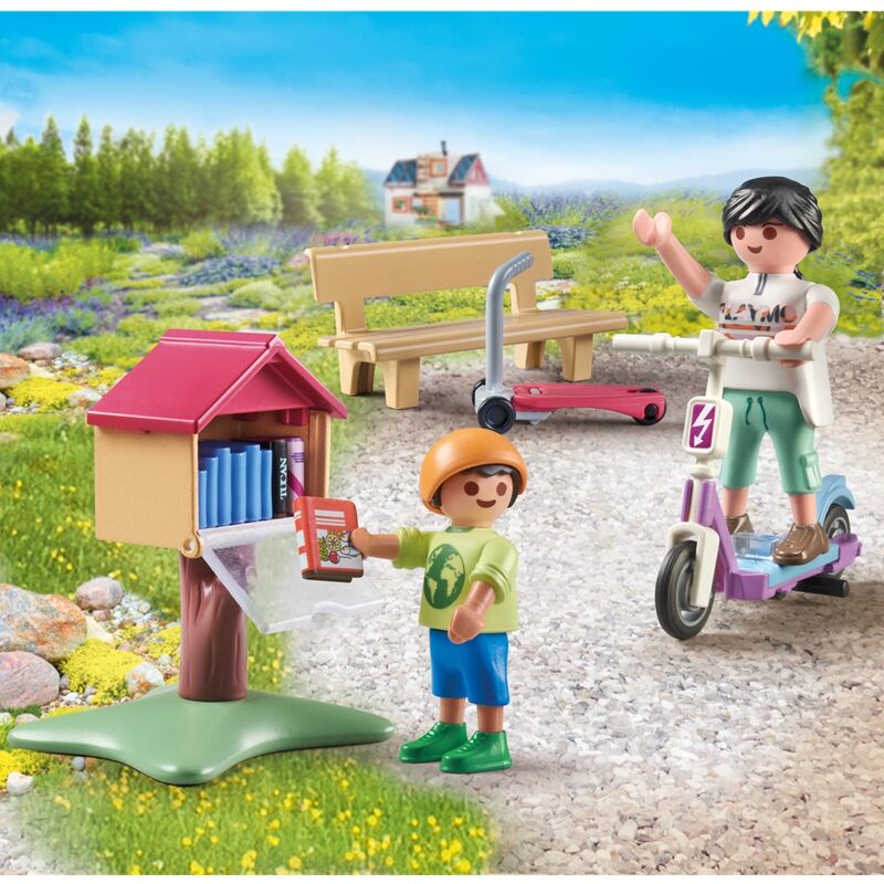 Playmobil - intercambio de libros