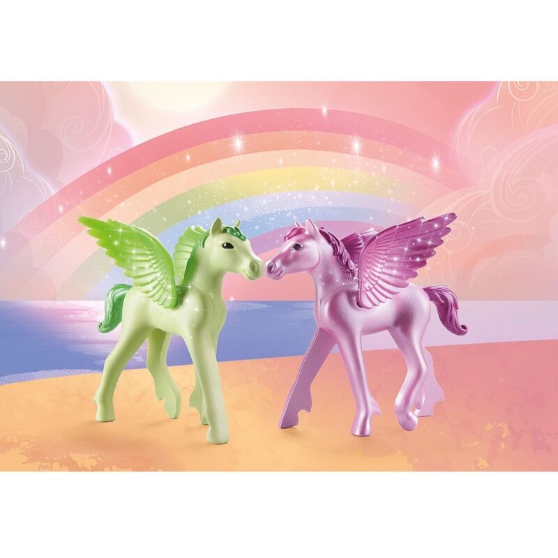 Playmobil princess magic - paseo con potros pegaso en las nubes