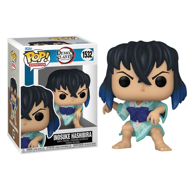 Funko pop! demon slayer ? inosuke hashibira en kimono Hover Image
