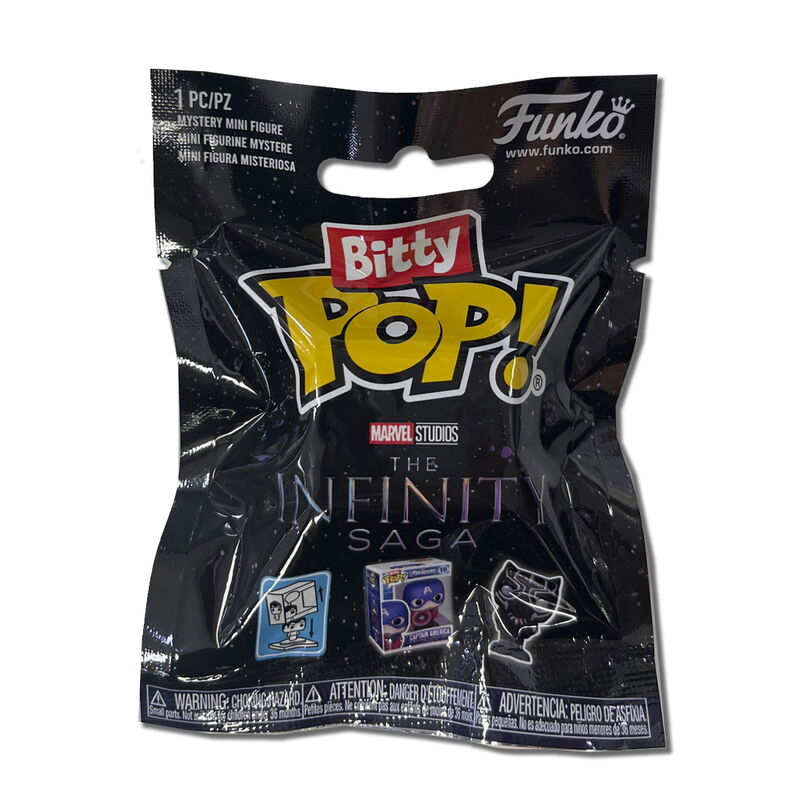 Funko bitty pop! marvel : infinity  sobre sorpresa