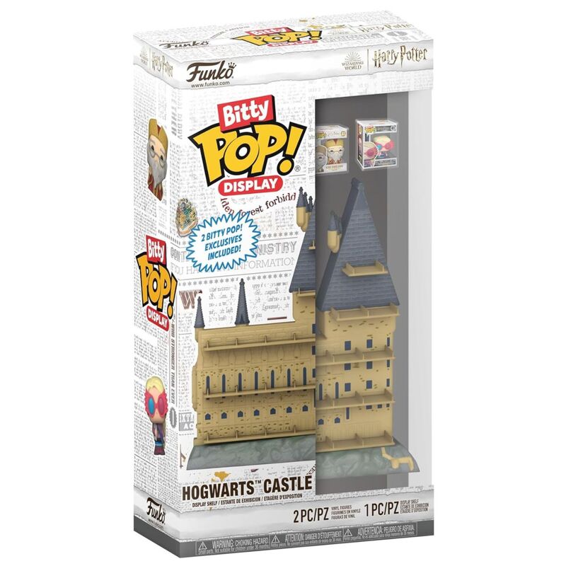 Funko bitty pop! soporte harry potter - castillo de hogwarts