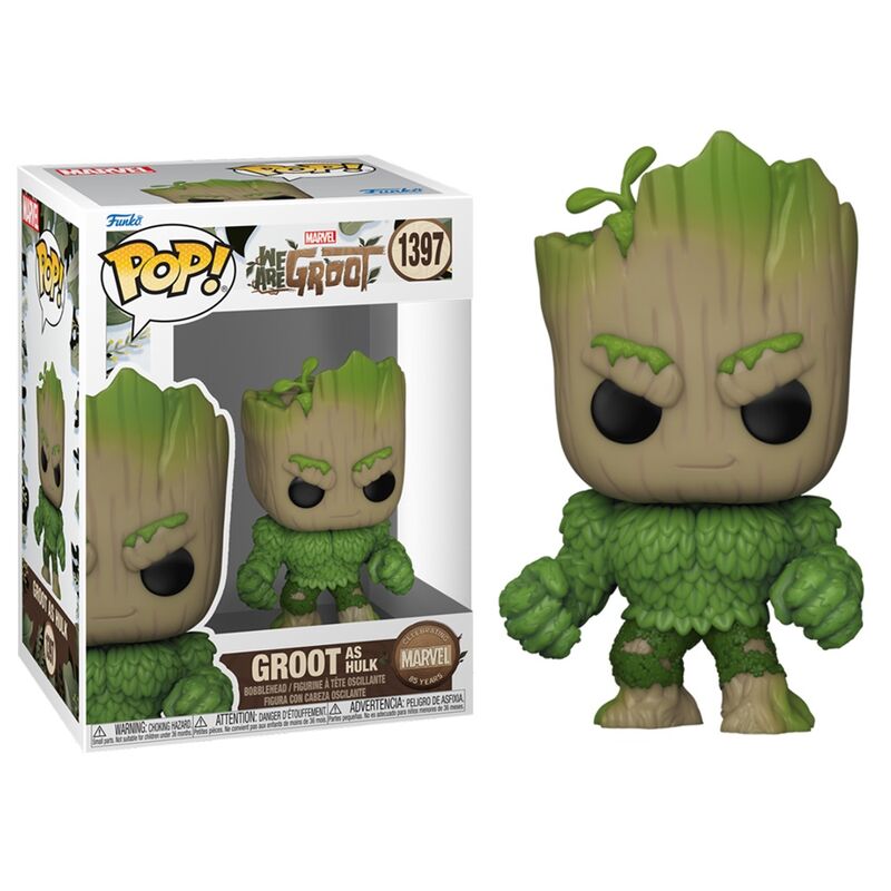 Funko pop! we are groot ? groot disfrazado de hulk