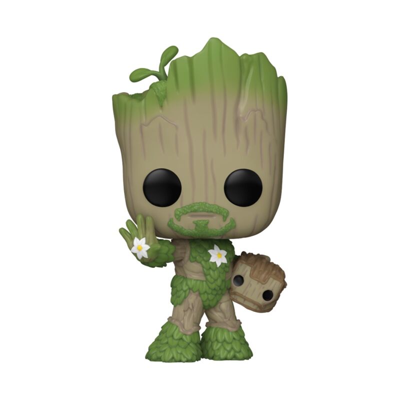 Funko pop! we are groot  groot disfrazado de iron man