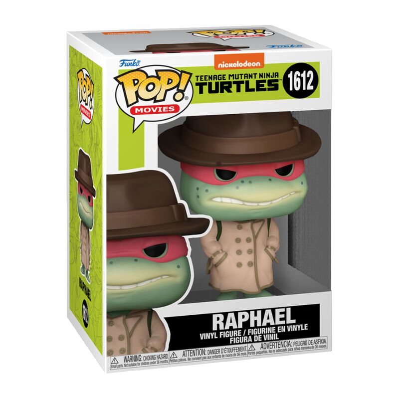 Funko pop! tortugas ninja - raphael con abrigo y sombrero