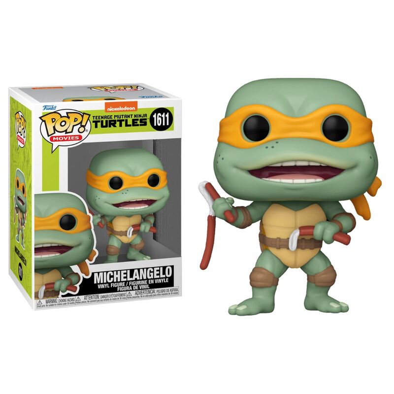 Funko pop! tortugas ninja - michelangelo con nunchakus de salchicha