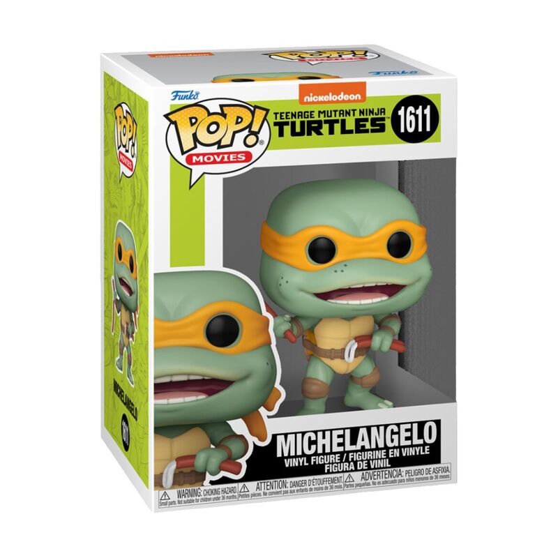 Funko pop! tortugas ninja - michelangelo con nunchakus de salchicha