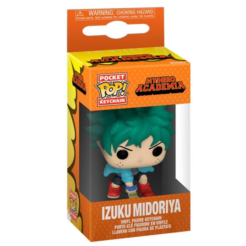 Funko pocket pop! llavero my hero academia - izuku midoriya (guantes)