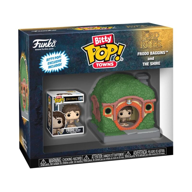 Funko bitty pop! towns: el seor de los anillos - frodo en la comarca