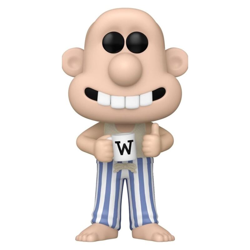 Funko pop! wallace & gromit - wallace en pijama