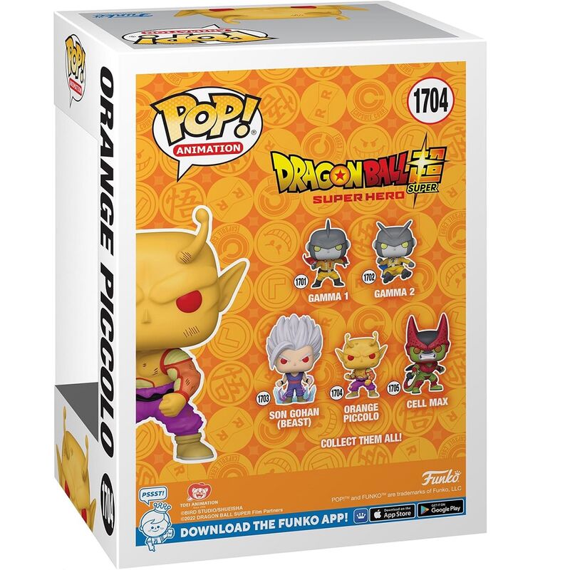 Funko pop! dragon ball z - piccolo naranja