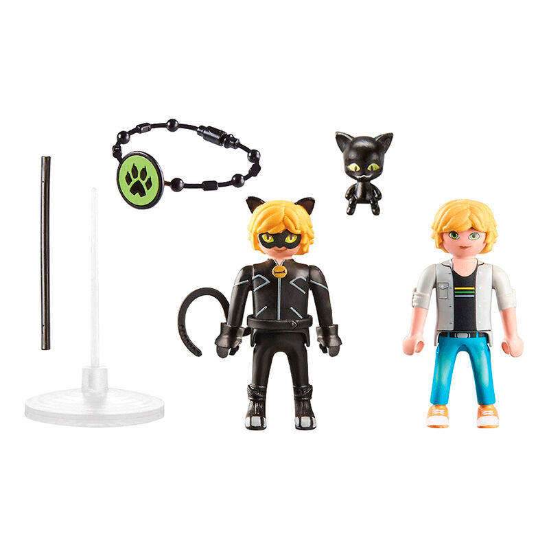 Playmobil miraculous ladybug - adrien & cat noir