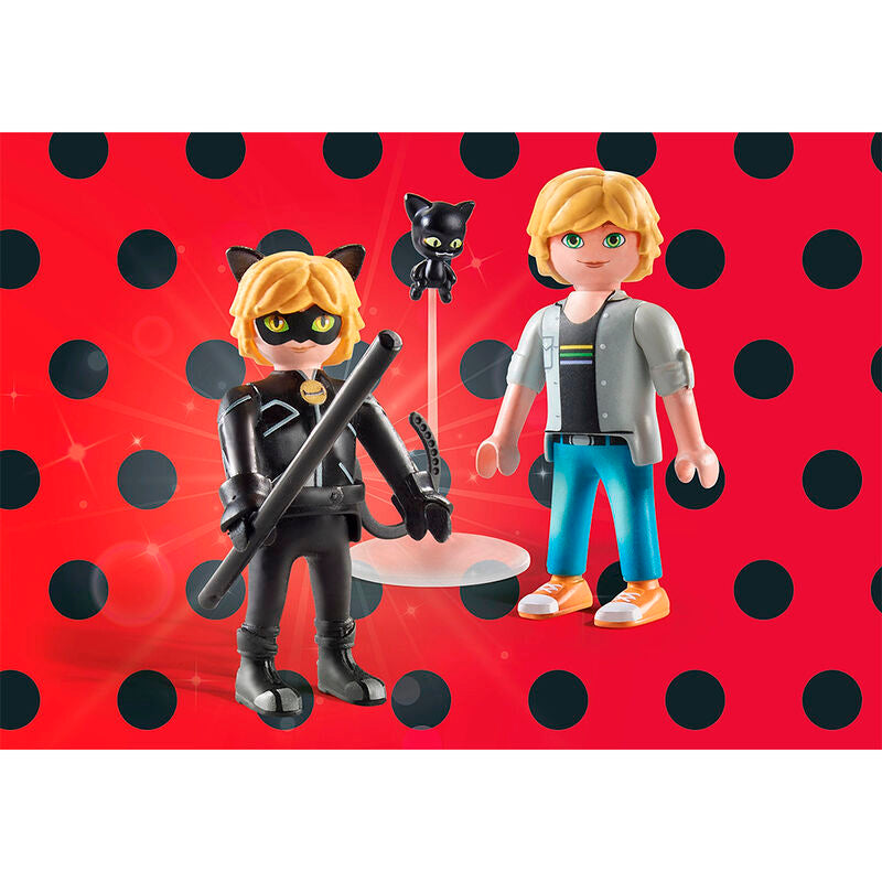 Playmobil miraculous ladybug - adrien & cat noir