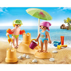 Playmobil - nios con castillo de arena