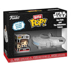 Funko bitty pop! star wars: han solo y el halcón milenario