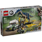 Lego jurassic world  camión de transporte del allosaurus