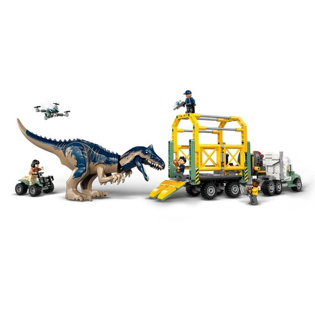 Lego jurassic world  camión de transporte del allosaurus Main Image
