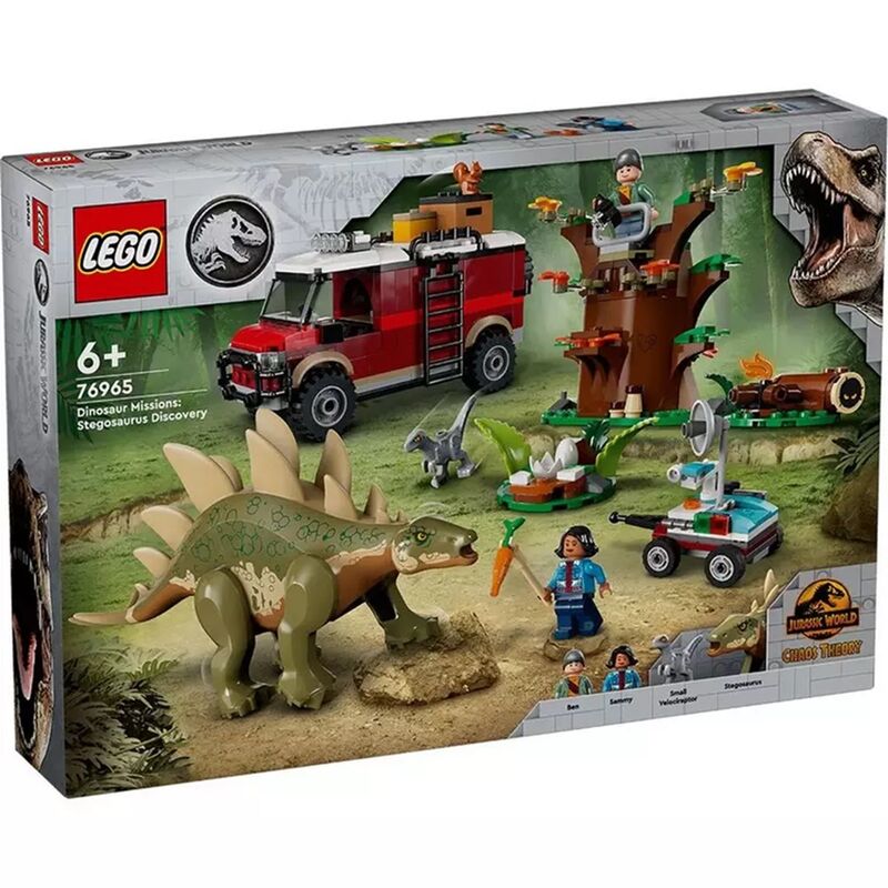 Lego jurassic world  descubrimiento del stegosaurus