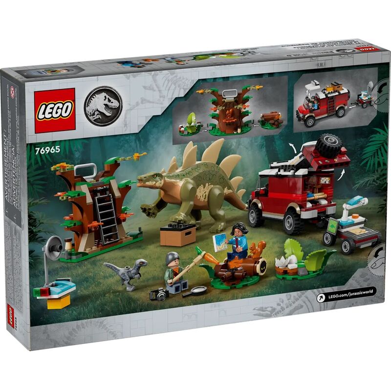 Lego jurassic world  descubrimiento del stegosaurus