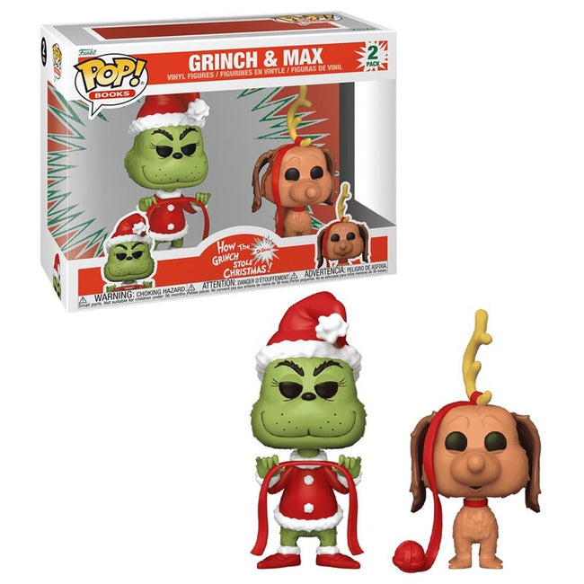 Funko pop! el grinch - pack de 2: grinch y max Hover Image
