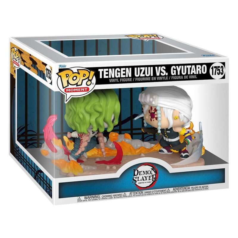 Funko pop! moment demon slayer - tengen uzui vs gyutaru