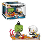Funko pop! moment demon slayer - tengen uzui vs gyutaru