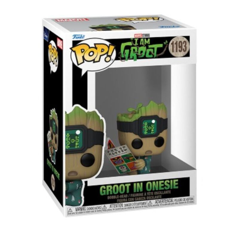 Funko pop! marvel: yo soy groot - groot en pijama
