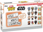 Funko bitty pop! star wars: the mandalorian ? moff gideon, incinerator storm trooper, dark trooper y ?