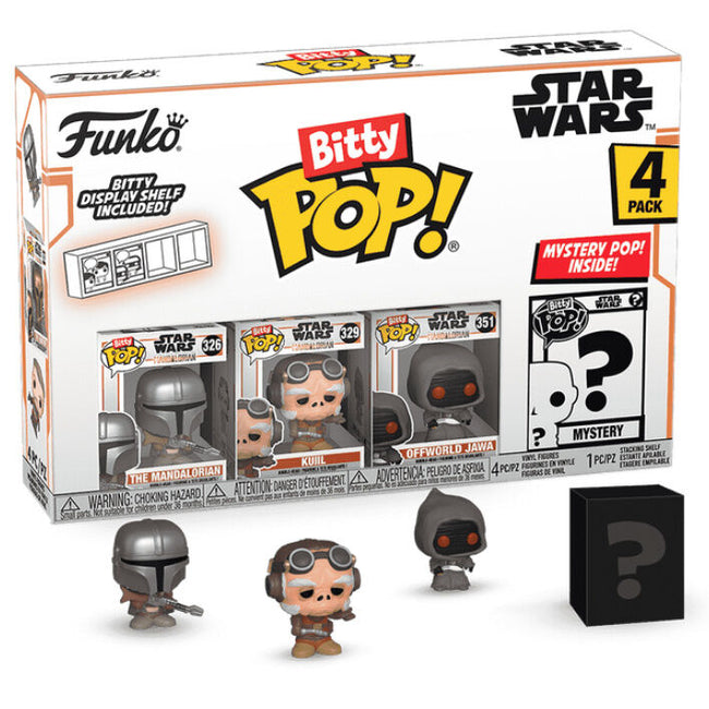 Funko bitty pop! star wars: the mandalorian  the mandalorian, kuiil, offworld jawa y ? Hover Image